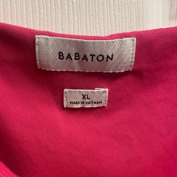 Aritzia “Babaton” Bright Pink Bodysuit Size XL - Picture 2 of 5